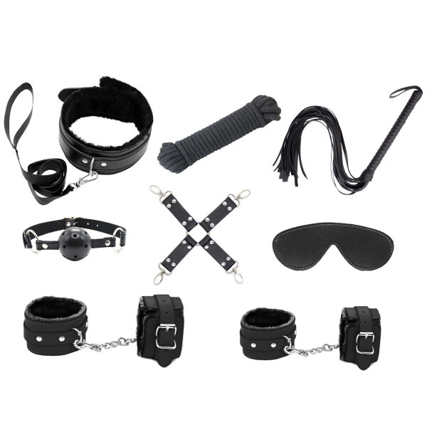 love in leather KIT002BLK black faux leather lined bondage kit fetish.jpg