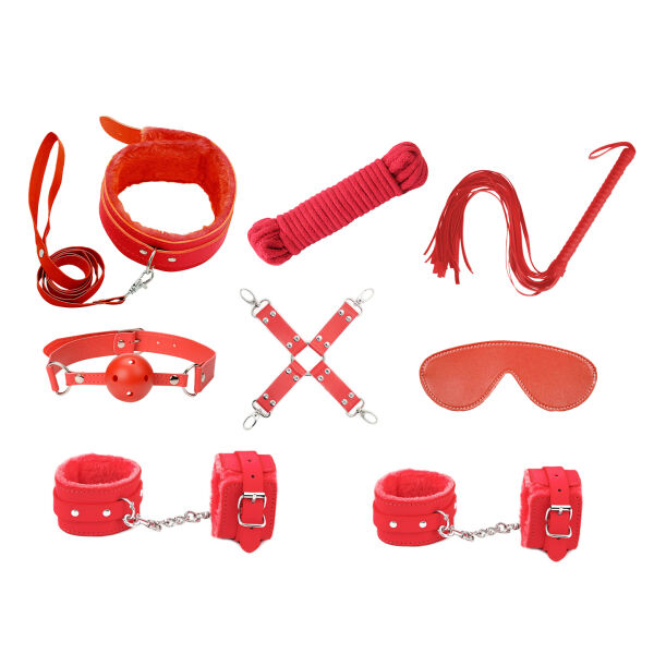 love in leather KIT002RED red faux leather lined bondage kit fetish.jpg